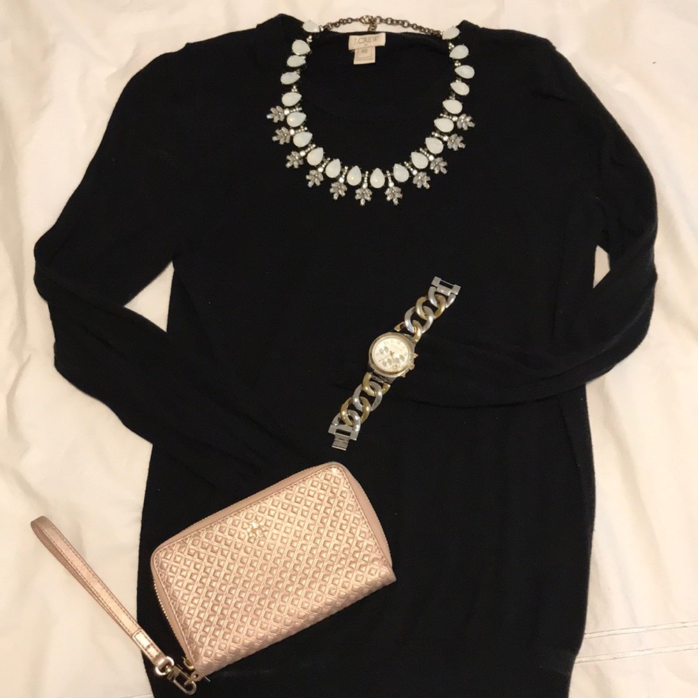 ‼️CCO‼️Black 3/4 Length Sleeve J. Crew Sweater